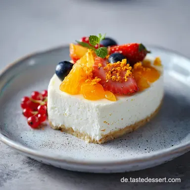 Mandarinen-Quarkkuchen ohne Boden f&uuml;r 12 Portionen