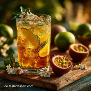 Maracuja 43 Spritz Exotischer Sommercocktail mit Licor 43 Rezeptkarte