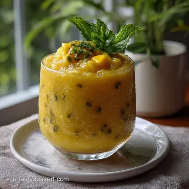 Maracuja Mango Slush Mit Vanille Perfekt: In 5 Minuten Fertig Rezeptkarte