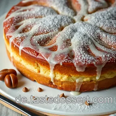 Saftiger Marmorierter Rahmkuchen – Ein Genuss für die Kaffeezeit Rezeptkarte