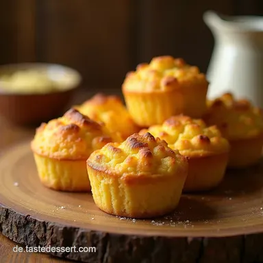 Einfacher K&auml;sekuchen in Muffinform Cremig und ohne Risse Rezeptkarte