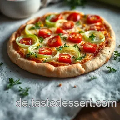 Leckere Mini-Pizza mit Spargel – Frühlingshafte Snack-Idee Rezeptkarte