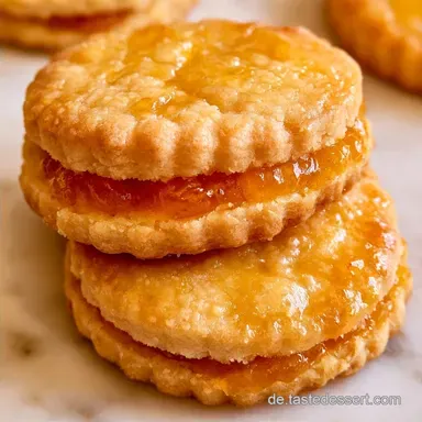 Spitzbuben mit Aprikosenmarmelade