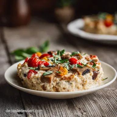 Nudelauflauf mit Hackfleisch f&uuml;r 4 Personen Rezeptkarte
