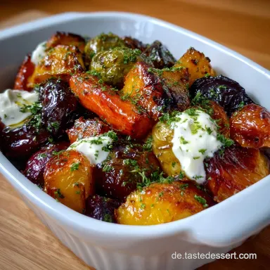 Ofengem&uuml;se mit R&uuml;bensirup Lack: Herzhaftes Herbstgem&uuml;se Rezeptkarte