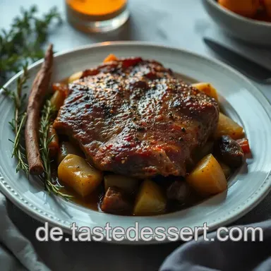 Ofenmeister Rezepte: Saftiger Rinderbraten für gemütliche Familienessen Rezeptkarte