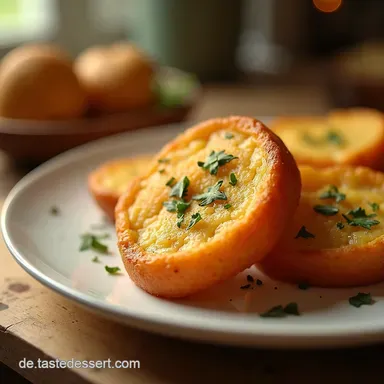 Einfaches Rezept f&uuml;r leckere Karotten Omas knusprige M&ouml;hrenpuffer KarottenTaler Rezeptkarte