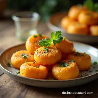 Einfaches Rezept f&uuml;r leckere Karotten Omas knusprige M&ouml;hrenpuffer KarottenTaler