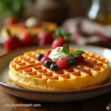 Waffelteig einfach wie bei Oma Knusprig gelingsicher Rezeptkarte