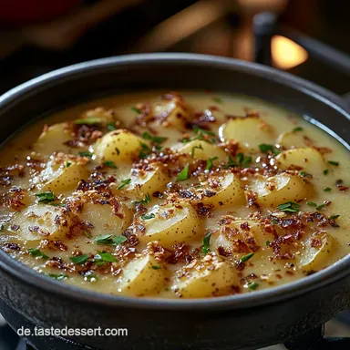 Omas beste Kartoffelsuppe Herzhaft Einfach Rezeptkarte