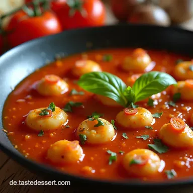 Saftige Hackb&auml;llchen in Tomatenso&szlig;e Omas Trick f&uuml;r Soul Food FeierabendKlassiker Rezeptkarte