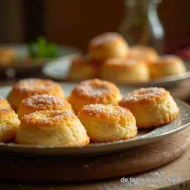 Omas Goldene Vanillekipferl Zartschmelzendes Weihnachtsgeb&auml;ck Rezeptkarte