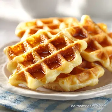 Rezept Belgische Waffeln in 35 Minuten f&uuml;r 12 St&uuml;ck Rezeptkarte