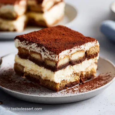 Original Rezept Tiramisu f&uuml;r 6 Personen Rezeptkarte