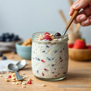 Overnight Oats Grundrezept: Mein Glücklich-Frühstück! Rezeptkarte