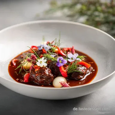 Vegetarisches Gulasch mit Paprika: Herzhafter Seelenfutter-Klassiker Rezeptkarte