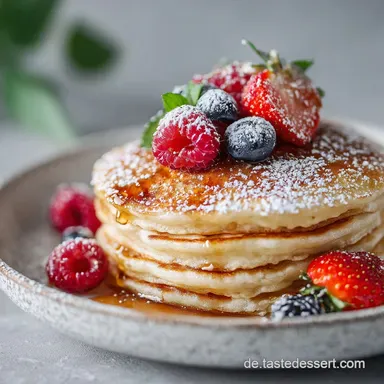 Pfannkuchen ohne Ei: Fluffige Rezeptidee in 25 Minuten