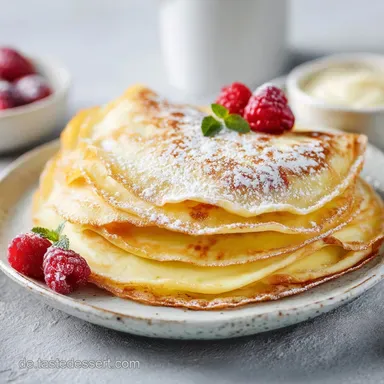 Pfannkuchen vom Blech: Saftiges Rezept f&uuml;r den Blechkuchen Rezeptkarte