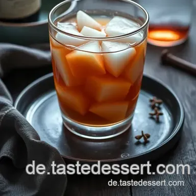 Erfrischender Pfirsich-Eistee: Mein einfaches Sommergetränk Rezeptkarte