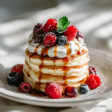 Protein Pancakes in 10 Minutes: Fluffy & Golden Rezeptkarte