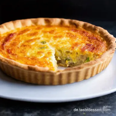 Quiche Lorraine Mein liebstes Rezept Herzhaft Lecker Rezeptkarte