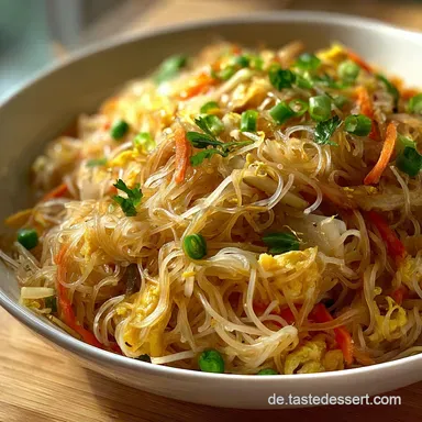 Reisbandnudeln: Karamellisierte Glasur in 40 Min Rezeptkarte