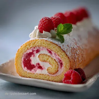 Rezept f&uuml;r Biskuitrolle: Fluffig in 35 Min. Rezeptkarte