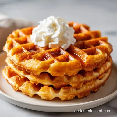 Rezept F&uuml;r Waffeln Im Waffeleisen (25 Min.) Rezeptkarte