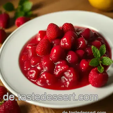 Leckeres Rhabarberkompott – Ein fruchtiger Genuss aus Großmutters Küche Rezeptkarte