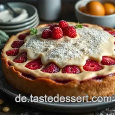 Rhabarbertarte - einfaches Rezept mit: Omas Geheimtipp! Rezeptkarte