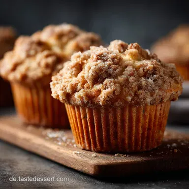 Apfelmuffins: Omas saftige Streusel-Muffins mit Zimt und Buttermilch Rezeptkarte