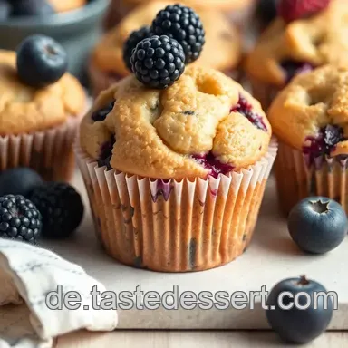 Muffins backen leicht gemacht: Saftige Blaubeermuffins! Rezeptkarte