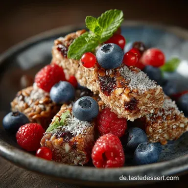 Saftige Proteinreiche K&ouml;rnerstangen Der beste Energie Riegel f&uuml;r die Vesperdose Rezeptkarte