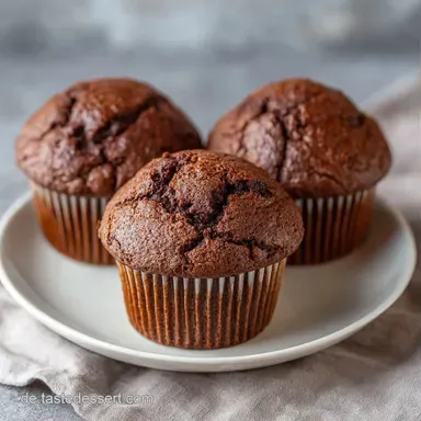 Schoko Muffins mit Kakaopulver Rezeptkarte