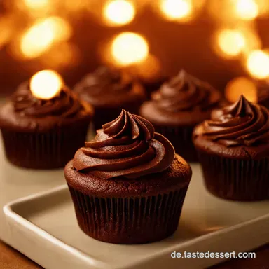 SchokoKirsch Cupcakes Mein liebstes Cupcake Rezept Rezeptkarte