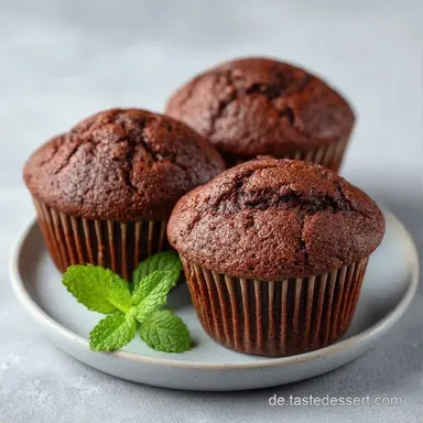 Saftige Schokomuffins Rezept f&uuml;r 12 St&uuml;ck Rezeptkarte