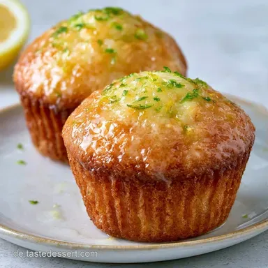 Zitronenmuffins mit Joghurt: Fluffig Rezeptkarte