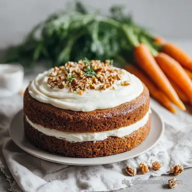 Saftiger Karottenkuchen mit Frischk&auml;se-Frosting &ndash; 70 Minuten Rezeptkarte