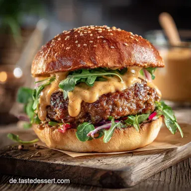 Low Carb Burger: Saftig, schnell mit genialer Special Sauce Rezeptkarte