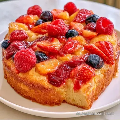 Obstkuchen in 75 Minuten gebacken Rezeptkarte