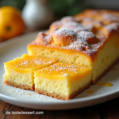 Omas Beste Saftiger Schmandkuchen vom Blech mit Zitrone