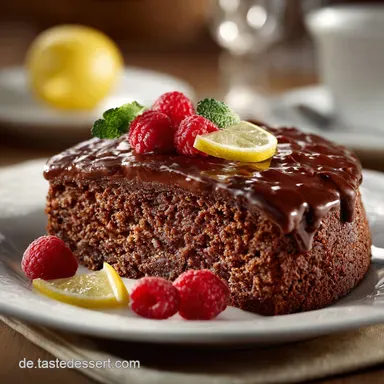 Schoko Gewrzkuchen vom Blech: Saftiges R&uuml;hrkuchen Rezept mit Zimt-Glasur Rezeptkarte