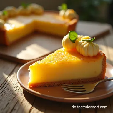 Der saftigste Sizilianische Zitronenkuchen Torta al Limone Rezeptkarte