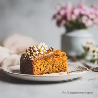 Veganer Karottenkuchen: Ultrasaftig mit Nuss-Note