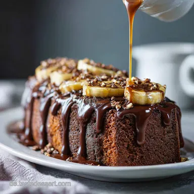 SchokoladenBananenBackrezept: Saftiger Traumkuchen f&uuml;r Anf&auml;nger Rezeptkarte