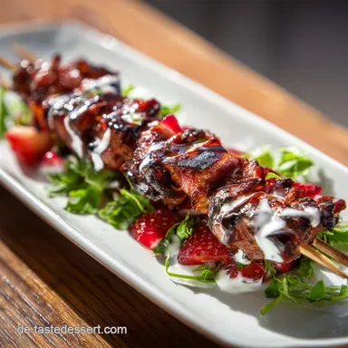 Schaschlik Nach Imbissart f&uuml;r 4 Portionen Rezeptkarte