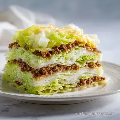 Schichtkohl mit Hackfleisch f&uuml;r 4 Rezeptkarte