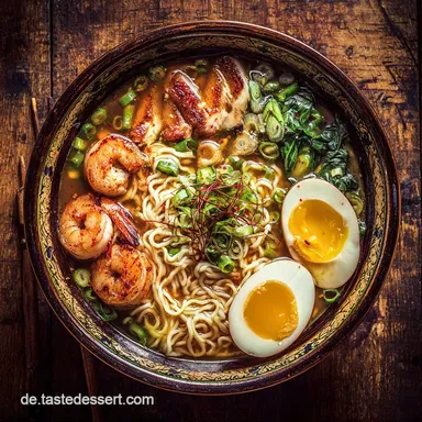 Ramen Nudelsuppe in 30 Minuten: Cremig Rezeptkarte