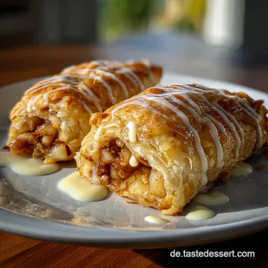 Schneller Apfelstrudel Bl&auml;tterteig Apfelstrudel Bl: Knusprig Rezeptkarte