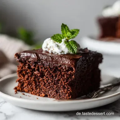 Schoko Pudding Kuchen: Saftiger Schoko-Vanille Blechkuchen